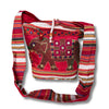 orange elephant design Indian shoulder bag