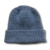 pure merino wool petrol blue beanie hat