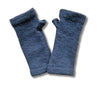 petrol blue merino gloves