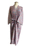 floral kimono style dressing gown