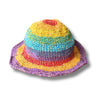 rainbow hemp sun hat