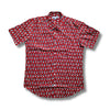 short sleeve block print shirt