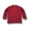 fair trade red Nepaleses grandad shirt