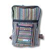 multi colour Gheri Cotton fair trade rucksack