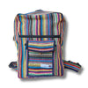 bright colour Gheri Cotton fair trade rucksack