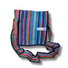 Turquoise Gheri cotton shoulder bag