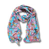 block print cotton scarf