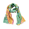 vintage Indian Kantha cotton scarf