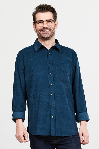 Men's Long Sleeve Cord Shirt