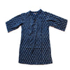 fair trade indigo tunic top block print from india