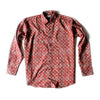 ajrak block print cotton men's shirt