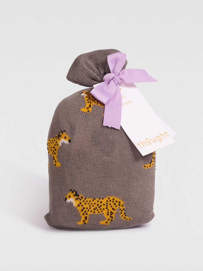 zuri bamboo animal socks in a bag - multi