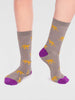 zuri bamboo animal socks in a bag - multi