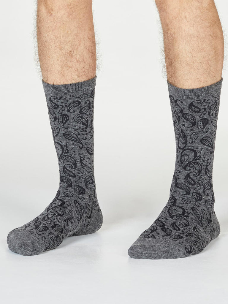Larnard GOTS Organic Cotton Paisley Socks