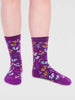 laney gots organic cotton floral socks