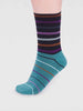 lauryn bamboo stripe socks