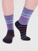 lauryn bamboo stripe socks