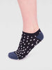 Serena bamboo spot trainer sock