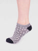 Serena bamboo spot trainer sock