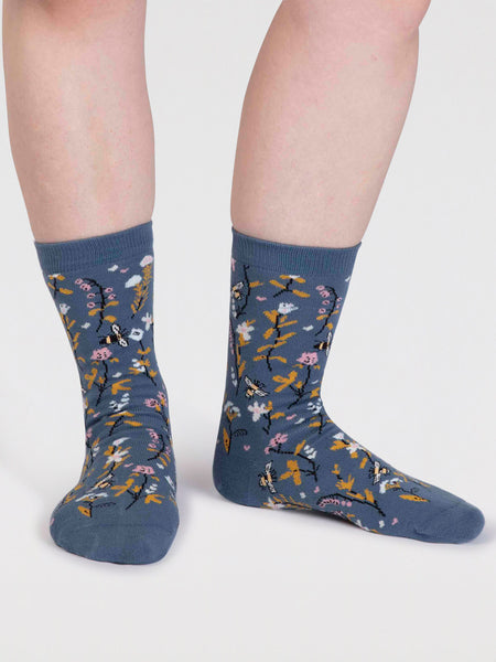 edana organic cotton bee socks