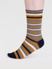 lucia bamboo stripe socks
