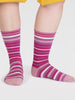 lucia bamboo stripe socks