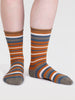 lucia bamboo stripe socks