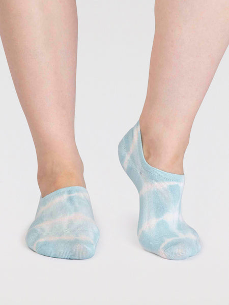 anca bamboo tie dye no-show socks