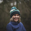 chunky knitted sheep bobble hat