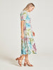 Laurel Hemp Watercolour Wrap Dress