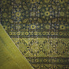 ajrak gudhri single cotton throw green diamond