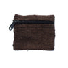 brown hemp coin purse