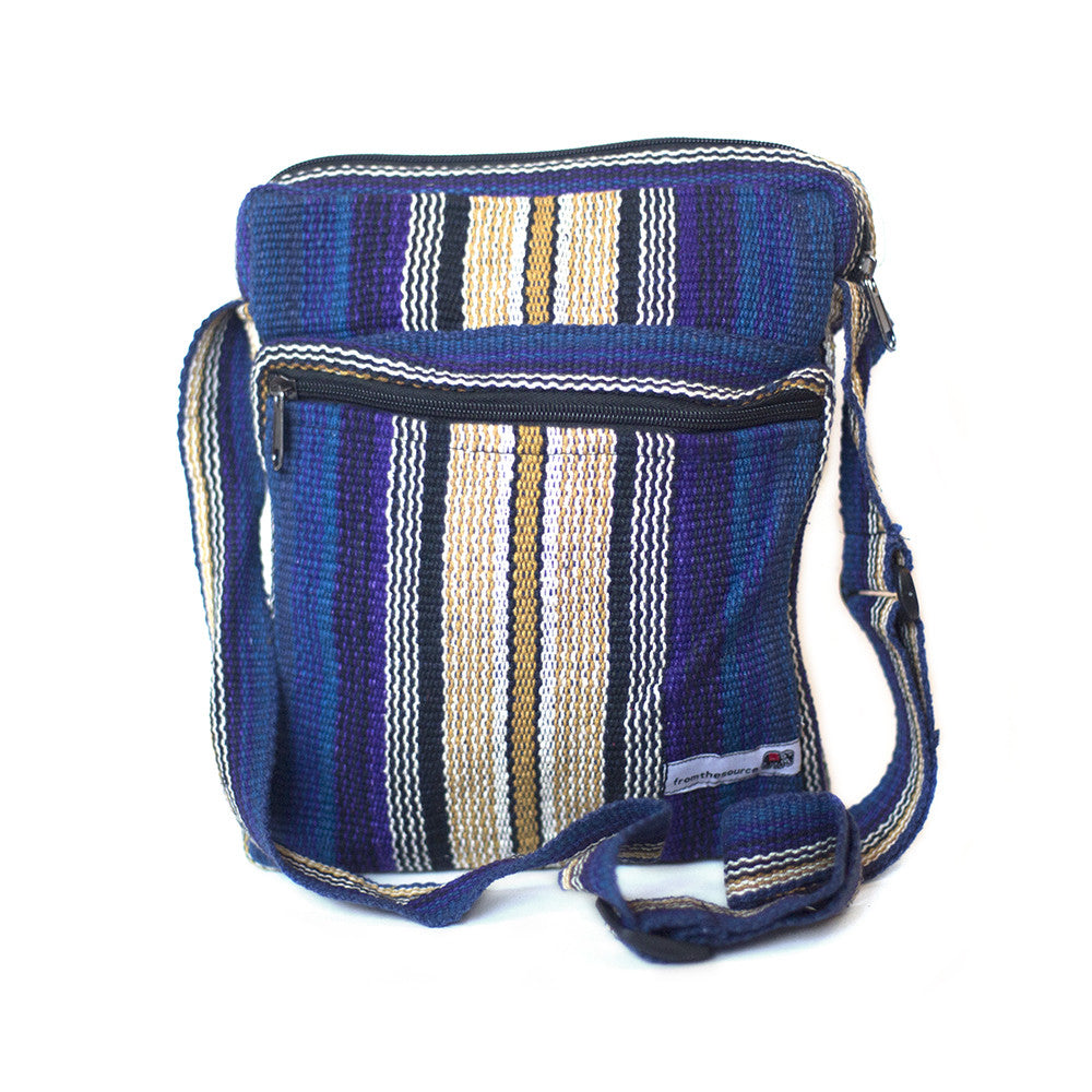 Cross Body Shoulder Bag Fair Trade Colourful Cotton Bags From The