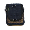 navy hemp shoulder bag from nepal
