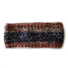 abstract colourful blend wool headband in heather 