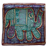elephant embroidered cushion cover from india