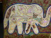 indian embroidered elephant wall hangings