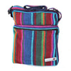 fair trade cross body bag from Nepal in firelight