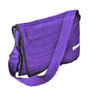 plain purple cotton day bag