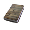 brown patchwork fair trade leather journal