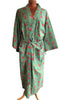 turquoise kimono robe