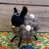 felt sheep ornament