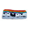 hand-knitted sheep wool headband