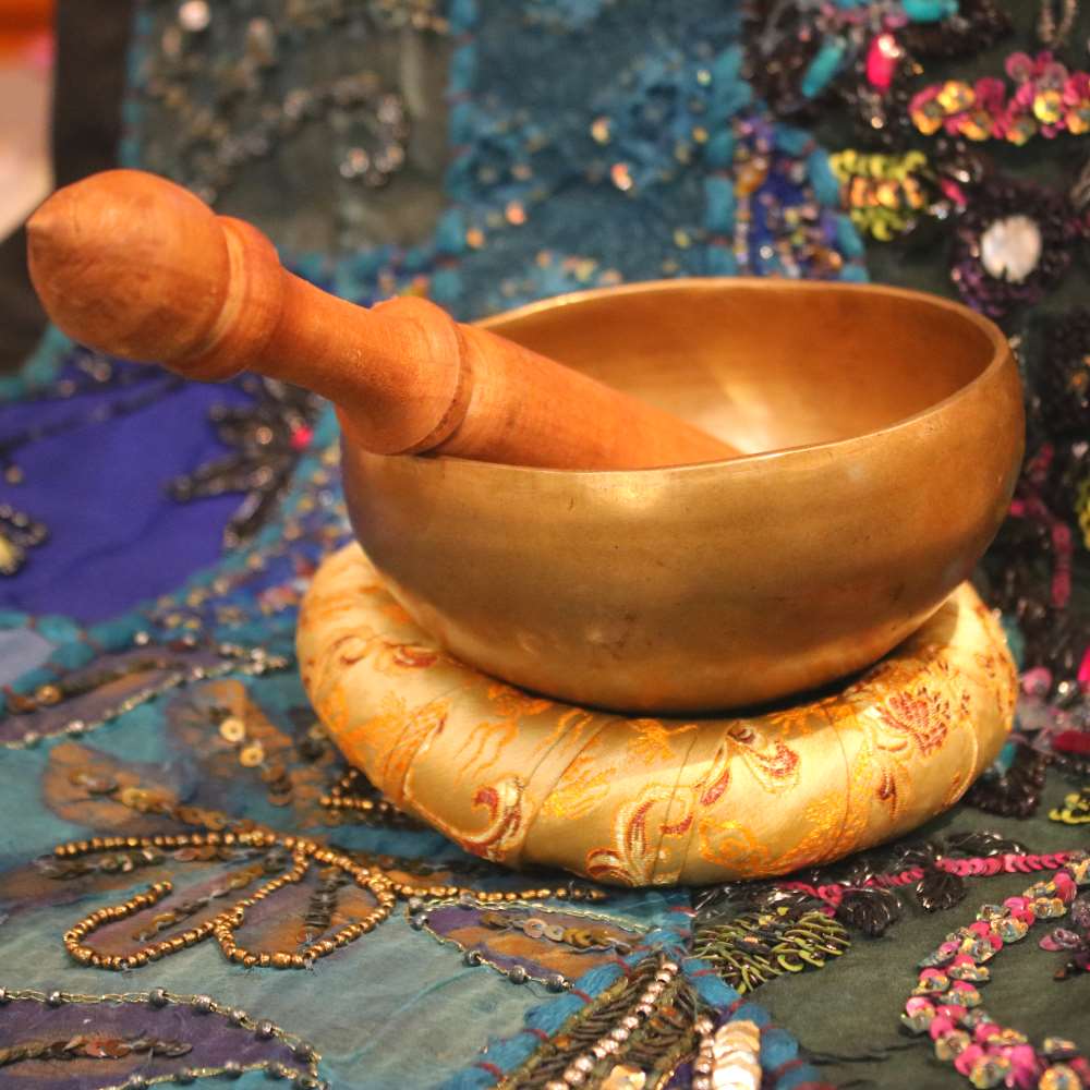 hand hammered singing bowl from Nepal 