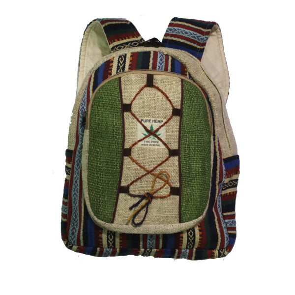 small hemp backpack