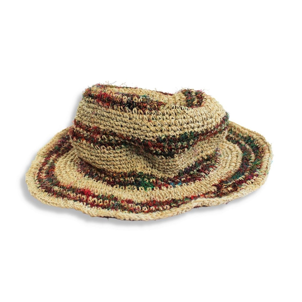natural hemp fabric fair trade summer hat
