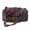 fair trade cotton gheri holdall bag from nepal
