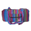 fair trade firelight colourful striped gehri cotton holdall bag Nepal