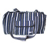 fair trade moonlight striped gehri cotton holdall bag from Nepal