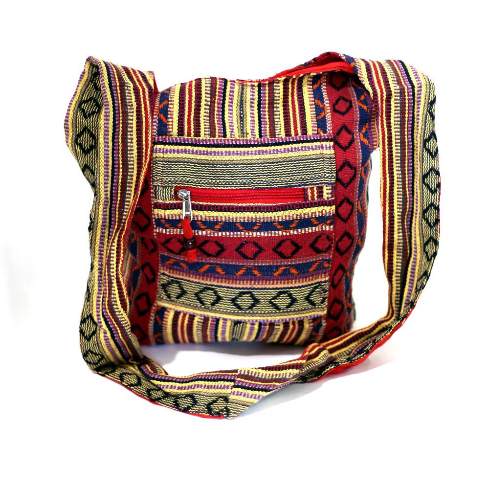 Blue Tribal Exclusive Ikat Kanzi Shoulder Bag